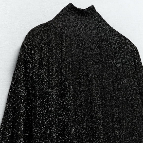 COPY - Zara high neck metallic dress - Picture 7 of 16